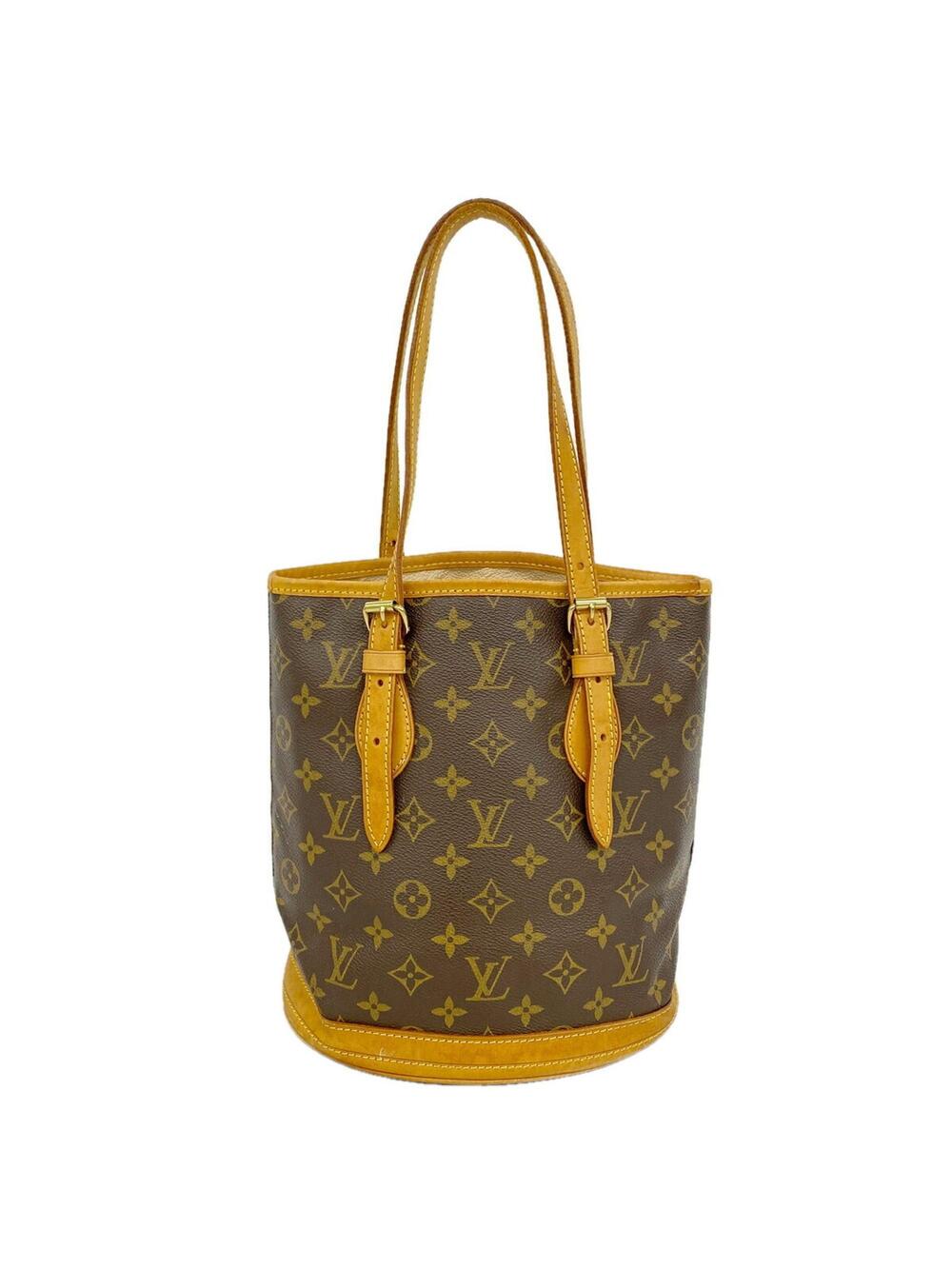 Louis Vuitton Petit Bucket Bag Canvas #366835L70B